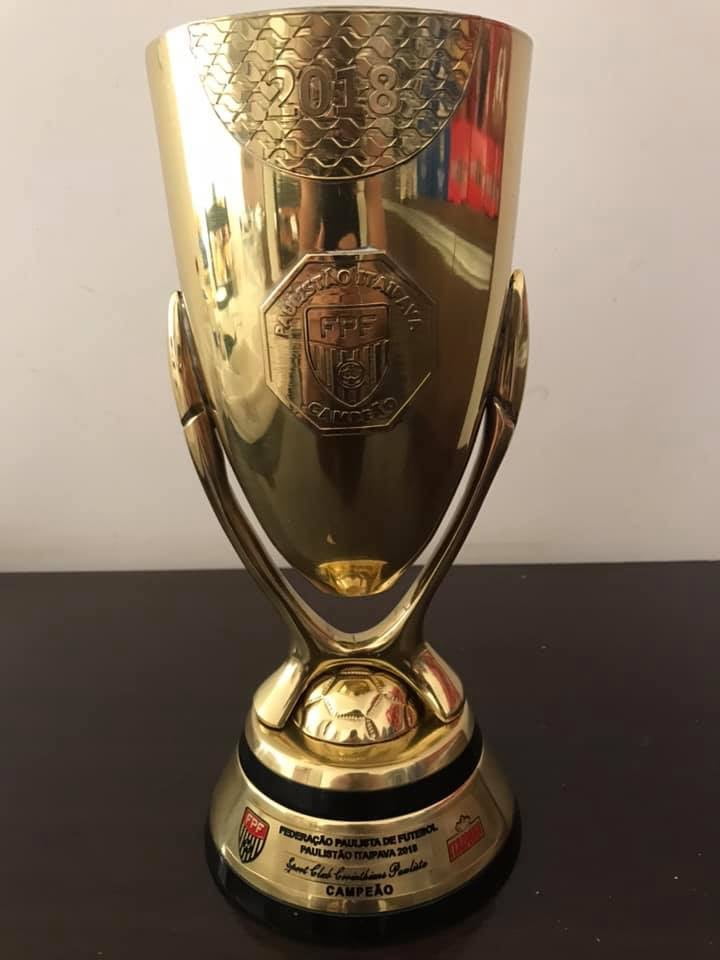 Miniatura taça (troféu) Campeonato Paulista - Miniaturas de Troféus