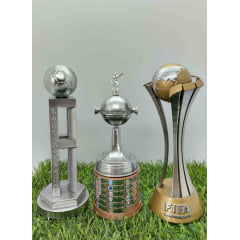 Combo Troféus Corinthians (1 Libertadores , 1 Fifa Club World Champions , 1 Mundial de Clubes)