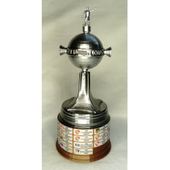 Miniatura taça (troféu) Copa Libertadores da América - 1992 - 14 cm - por encomenda