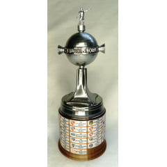 Miniatura taça (troféu) Copa Libertadores da América - 2010 - 14,8 cm por encomenda