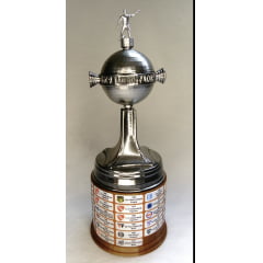 Miniatura taça (troféu) Copa Libertadores da América - 2011 - 14,8 cm por encomenda